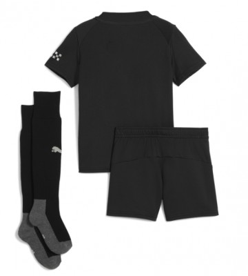 Manchester City Udebanetrøje Børn 2025-26 Kortærmet (+ Korte bukser)